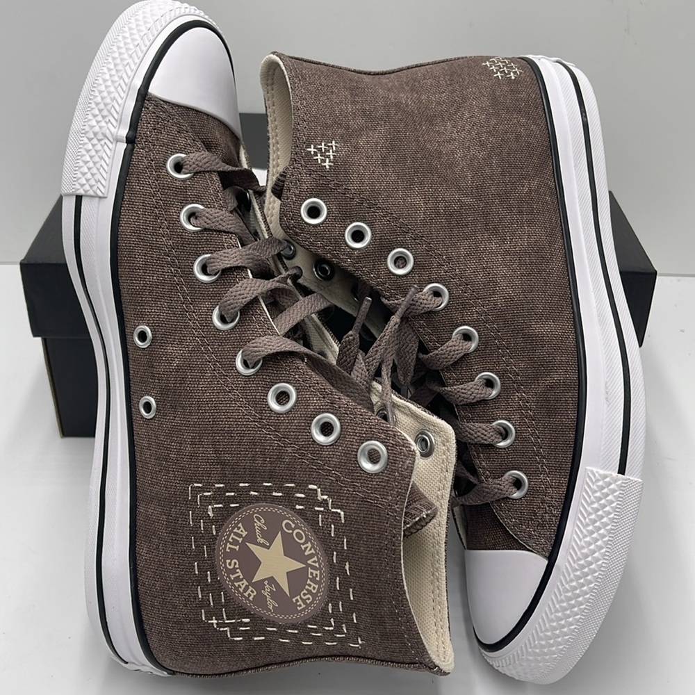 Converse WMNS All Star High-Top Sneakers Brown A08576F
CTAS HÌ
PURE PUMICE/PURE - Picture 11 of 16